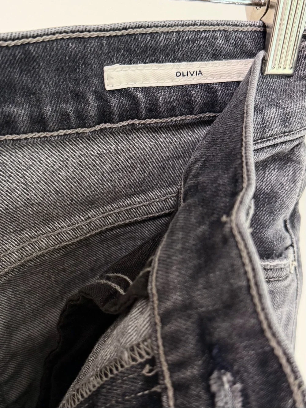 Citizens of Humanity Olivia Premium Vintage Gray High Rise Slim Jeans Size 27